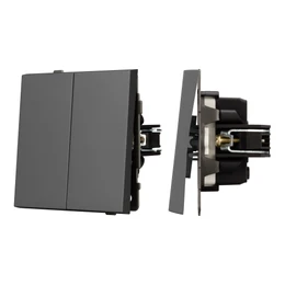 Фото #1 товара Механизм выключателя управления шторами SWT-TENDO-MKR2-SFPL-GR (230V, 10A) (Arlight, -)