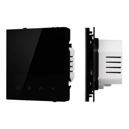 Фото #1 товара Терморегулятор SWT-NOBE-MTE-SFPL-BK (электрический тёплый пол) (Arlight, Черный оникс)