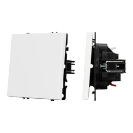 Фото #1 товара Механизм выключателя одноклавишный проходной SWT-NOBE-MKP1-SFPL-WH (230V, 10A) (Arlight, -)