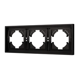 Фото #1 товара Рамка пластиковая FRM-TENDO-PL-3-BK (Arlight, -)