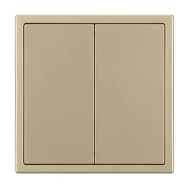 Фото #1 товара Механизм звонкового выключателя двухклавишный SWT-NOBE-MKR2-SFPL-GD (230V, 10A) (Arlight, Золотой песок)