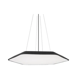 Фото #1 товара Светильник SP-TIARA-SLIM-HANG-H50-L800x720-75W Day4000 (BK, 160 deg, 230V) IP33 (Arlight, Металл)