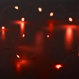 Фото #1 товара Светодиодная гирлянда ARD-DEW-HOME-2000-CLEAR-20LED-STD Red (1.5V, Battery Pack, Cork) (Ardecoled, IP20)