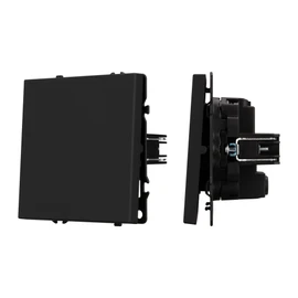 Фото #1 товара Механизм выключателя одноклавишный перекрёстный SWT-NOBE-MKX1-SFPL-BK (230V, 10A) (Arlight, -)