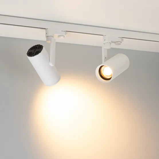 Фото #8 товара Светильник LGD-URANUS-4TR-R75-18W/25W Warm3500-MIX (WH, 20-50 deg, side holder, 230V) (Arlight, IP20 Металл, 5 лет)