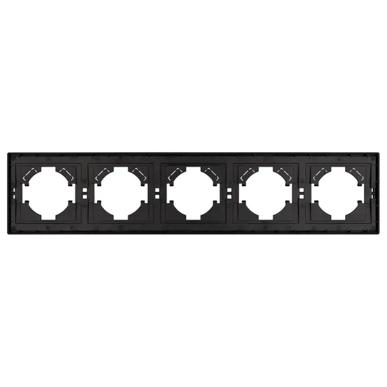 Фото #3 товара Рамка пластиковая FRM-TENDO-SFPL-5-BK (Arlight, -)