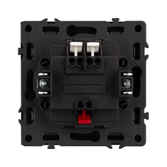 Фото #3 товара Механизм выключателя двухклавишный непроходной LED SWT-NOBE-MK02-SFPL-L-GR (230V, 10A) (Arlight, -)
