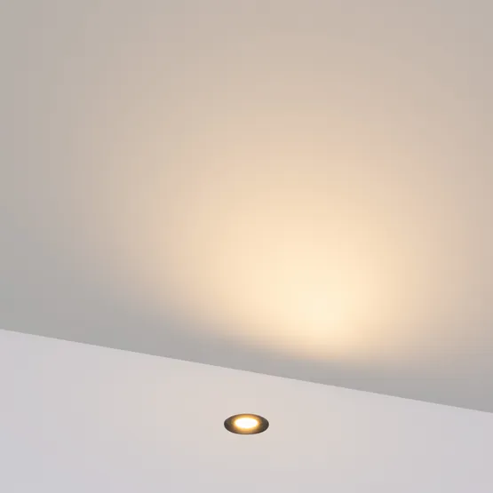 Фото #2 товара Светильник ART-PELURU-GROUND-R23-1W Warm3000 (GR, 100 deg, 24V) (Arlight, IP67 Металл, 3 года)