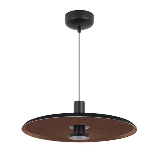Фото #1 товара Светильник SP-KOTARO-R450-12W Warm3000 (BK-CF, 36 deg, 230V, TRIAC) (Arlight, IP20)