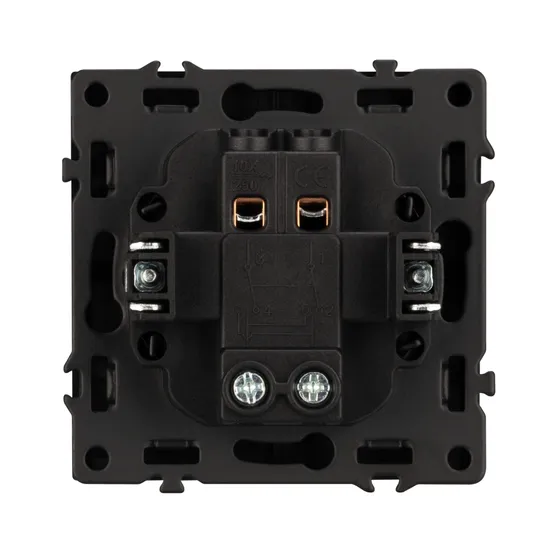 Фото #2 товара Механизм выключателя одноклавишный перекрёстный SWT-NOBE-MKX1-SFPL-GR (230V, 10A) (Arlight, -)