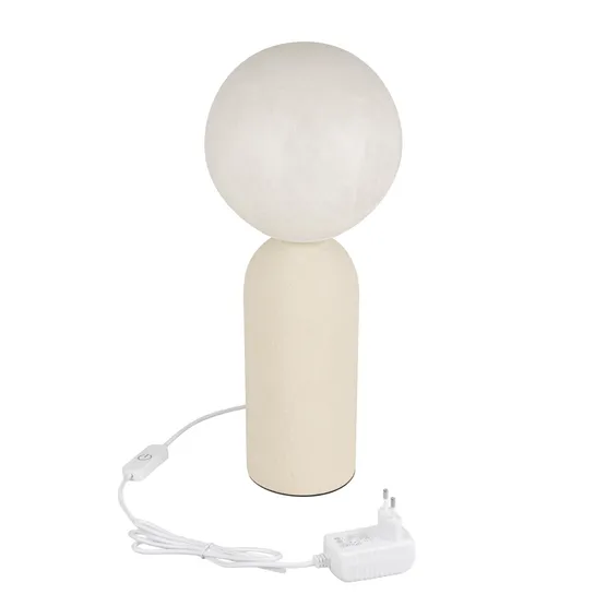 Фото #3 товара Светильник SP-SILKA-TAB-R150-6W Warm2700 (WH, 330 deg, 230V, TOUCH-DIM) (Arlight, IP20 Натуральный шелк, 3 года)