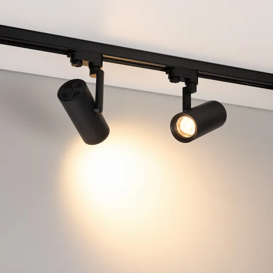 Фото #9 товара Светильник LGD-URANUS-4TR-R75-18W/25W Warm3500-MIX (BK, 20-50 deg, side holder, 230V) (Arlight, IP20 Металл, 5 лет)