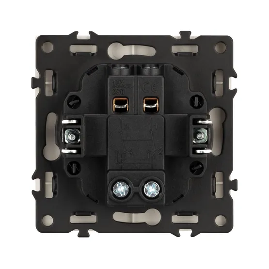 Фото #3 товара Механизм выключателя одноклавишный перекрёстный SWT-NOBE-MKX1-SFPL-GD (230V, 10A) (Arlight, -)