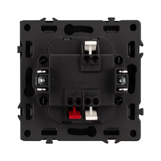 Фото #2 товара Механизм выключателя одноклавишный проходной SWT-NOBE-MKP1-SFPL-GR (230V, 10A) (Arlight, -)