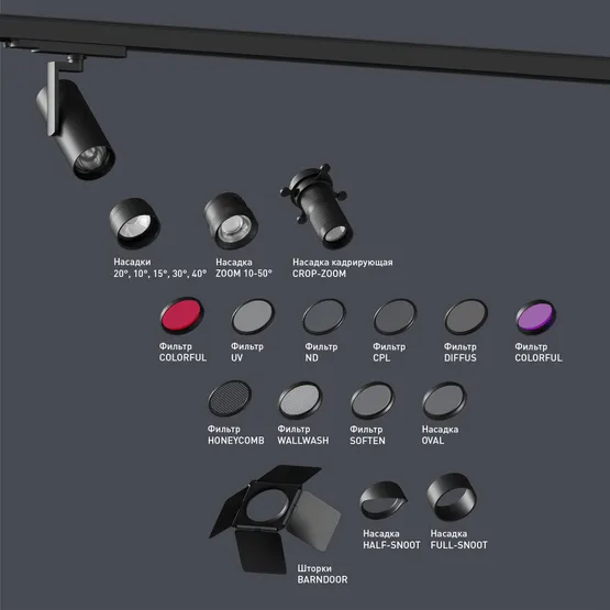 Фото #2 товара Фильтр LGD-ARTIFACT-DIFFUS-LENS-R62 (WH) (Arlight, Металл)