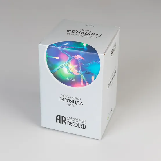 Фото #5 товара Светодиодная гирлянда ARD-STRING-HOME-5000-GREEN-50LED-LIVE RGB (230V, 3.5W) (Ardecoled, IP20)