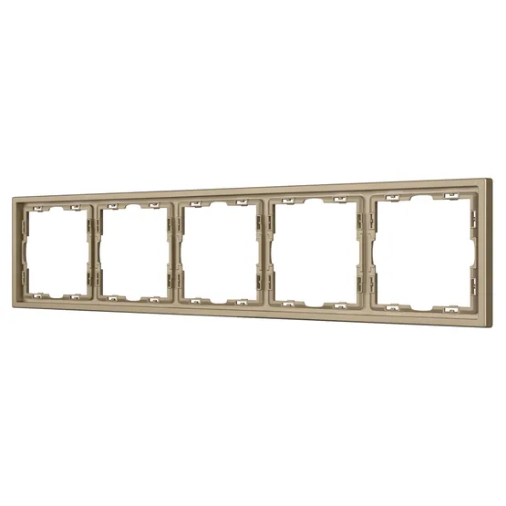 Фото #1 товара Рамка пластиковая FRM-NOBE-SFPL-5-GD (Arlight, -)