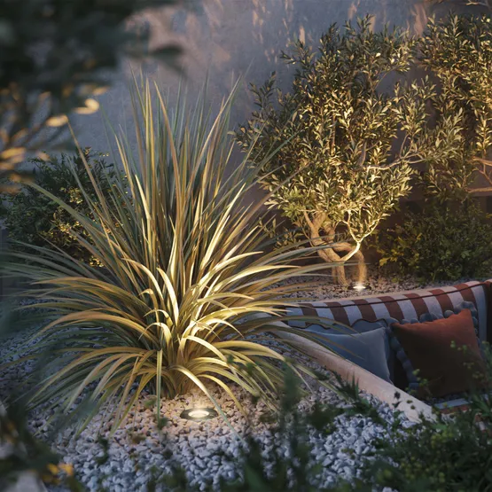 Фото #3 товара Светильник LTD-DAFNA-GROUND-R180-25W Day4000 (SL, 45 deg, 230V) (Arlight, IP67 Металл, 5 лет)