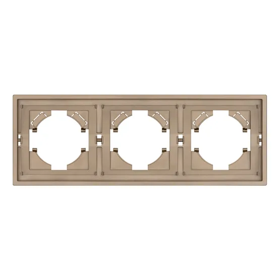 Фото #3 товара Рамка пластиковая FRM-TENDO-PL-3-GD (Arlight, -)