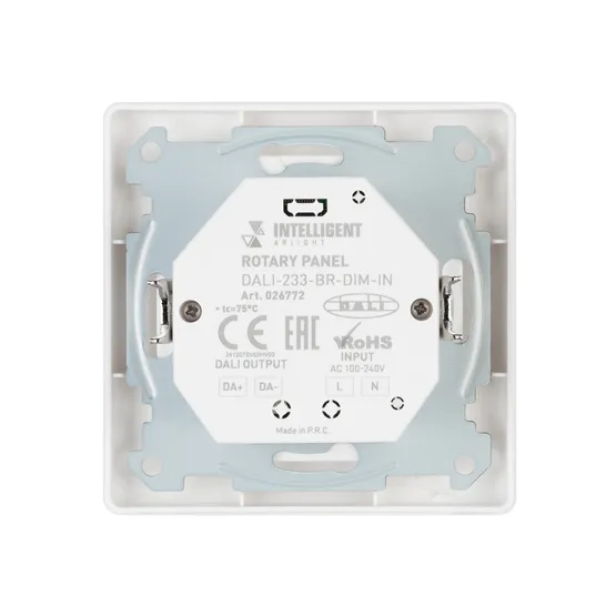Фото #2 товара INTELLIGENT ARLIGHT Роторная панель DALI-233-BR-DIM-IN (BUS, 230V) (IARL, -)
