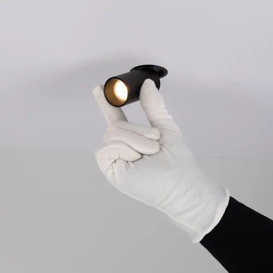 Фото #2 товара Светильник SP-NUANCE-TRIMLESS-PULL-R35-7W Day4000 (BK, 36 deg, 230V) (Arlight, IP40 Металл, 5 лет)