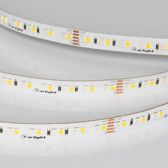 Фото #7 товара Светодиодная лента RT-A168-10mm 24V RGBW-Warm (20 W/m, IP20, 5m) (Arlight, высок.эфф.150 лм/Вт)
