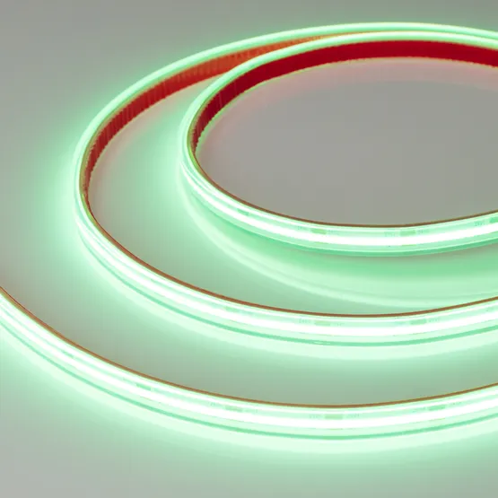 Фото #3 товара Светодиодная лента COB-5000PS-CSP-544-24V Green (10mm, 11.5W, IP67) (Arlight, -)