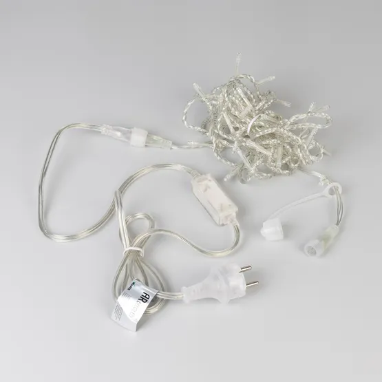 Фото #2 товара Светодиодная гирлянда ARD-STRING-HOME-5000-CLEAR-50LED-STD WHITE (230V, 3.5W) (Ardecoled, IP20)