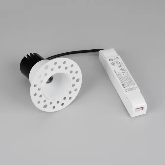 Фото #5 товара Светильник MS-INVISIO-TRIMLESS-R45-10W Warm3000 (WH-WH, 36 deg, 230V) (Arlight, IP54 Металл, 5 лет)