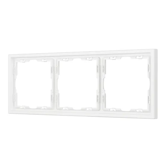 Фото #1 товара Рамка пластиковая FRM-NOBE-SFPL-3-WH (Arlight, -)