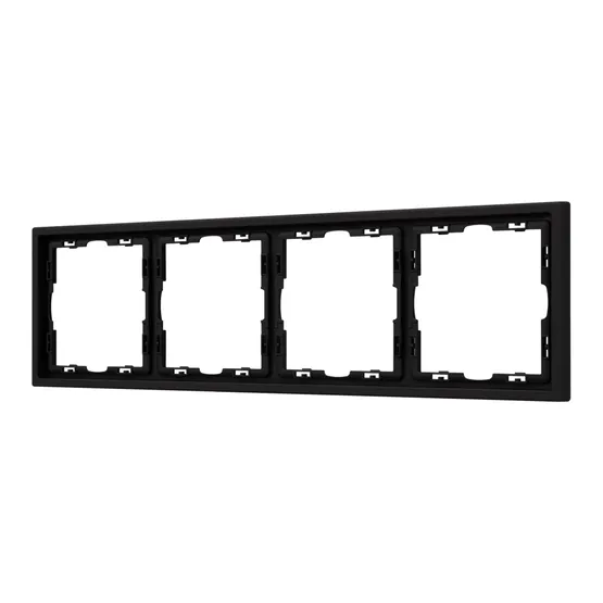 Фото #1 товара Рамка пластиковая FRM-NOBE-SFPL-4-BK (Arlight, -)