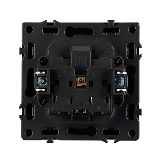 Фото #2 товара Механизм электрической розетки SCT-NOBE-MEU1-SFPL-GR (230V, 16A) (Arlight, -)