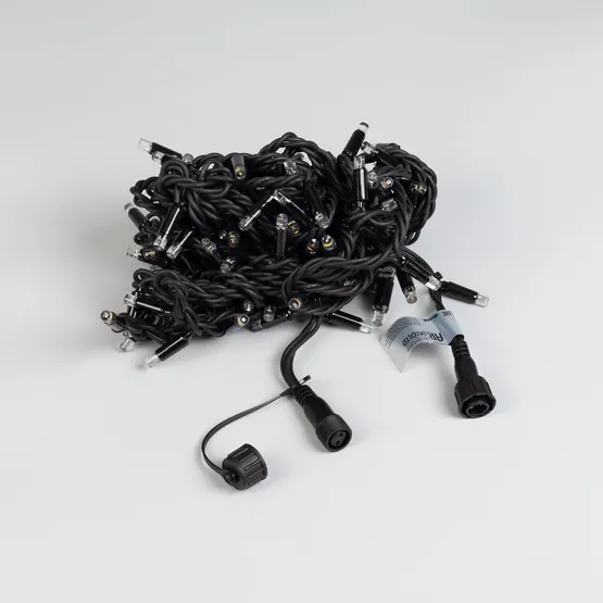 Фото #2 товара Светодиодная гирлянда ARD-STRING-PRO-10000-BLACK-100LED-STD WARM (230V, 7W) (Ardecoled, IP65)