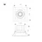 Минифото #2 товара Светильник MS-VORTEX-BUILT-S140x140-30W Warm3000 (WH-WH, 17 deg, 230V) (Arlight, IP20 Металл, 5 лет)