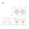 Минифото #2 товара Светильник MS-VORTEX-BUILT-S250x140-2x30W Day4000 (WH-WH, 30 deg, 230V) (Arlight, IP20 Металл, 5 лет)
