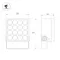 Минифото #4 товара Светильник ALT-BLOCK-S220x220-50W Warm3000 (GR, 3 deg, 230V) (Arlight, IP66 Металл, 3 года)